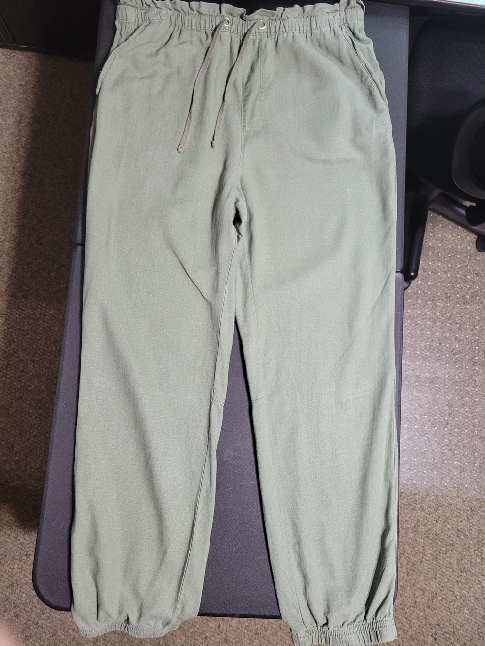 Social Standard By Sanctuary Women's Olive Drawstring Jogger Pants
